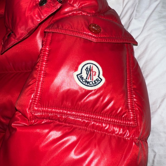 Moncler Maire red puffer coat size 0 - Picture 3 of 13